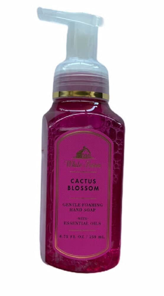 White Barn Bath and Body Works Cactus Blossom Gentle Foaming Hand Soap Pink  Pump Bottle 8.75 Ounce Full Size